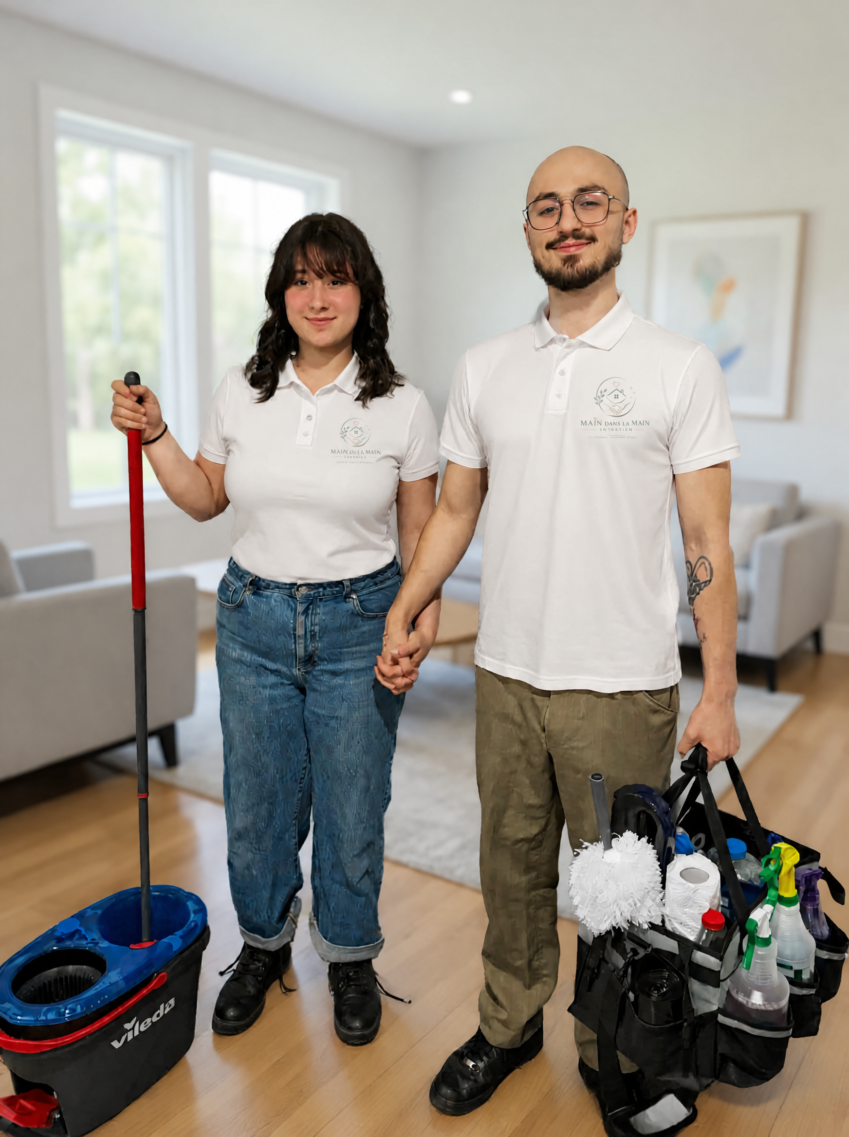 Samuel & équipe Main dans la main Entretien